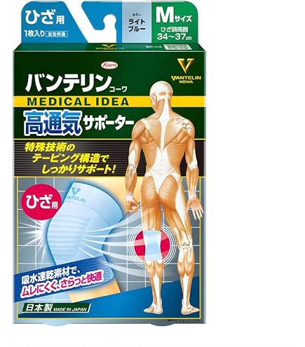 Amazon.co.jp: バンテリン加圧サポーター ひざ専用固定タイプ ふつう/M